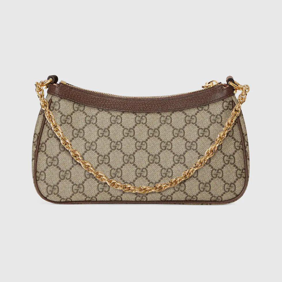 Gucci GG Monogram Canvas Chain Shoulder Bag